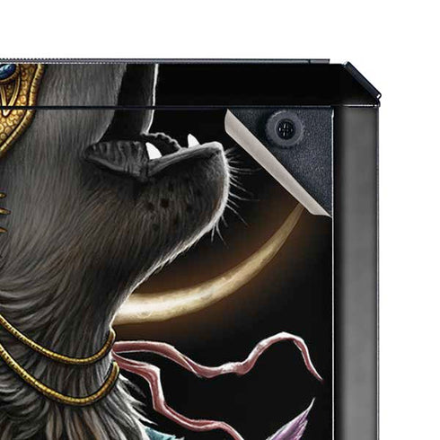 Wolf Howling by Sarah Richter Cooler Master MasterBox Q300L Mini Tower Skin