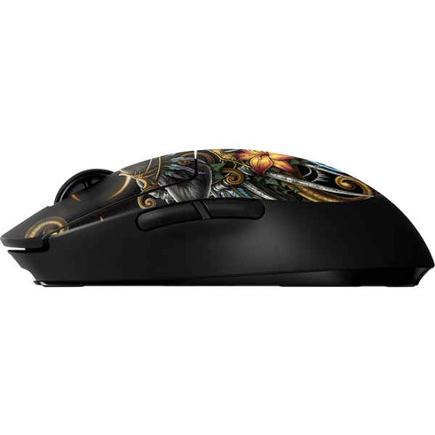 Wolf Howling by Sarah Richter G Pro Wireless Gaming Mouse Skin