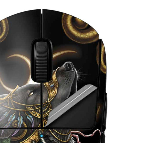 Wolf Howling by Sarah Richter G Pro Wireless Gaming Mouse Skin