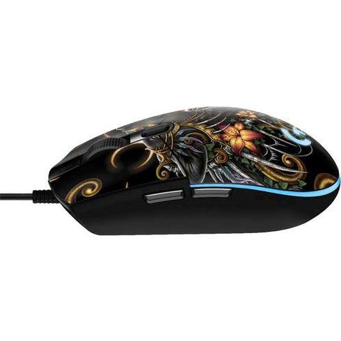 Wolf Howling by Sarah Richter G203 Prodigy RGB Wired Gaming Mouse Skin