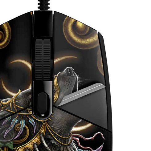 Wolf Howling by Sarah Richter G203 Prodigy RGB Wired Gaming Mouse Skin