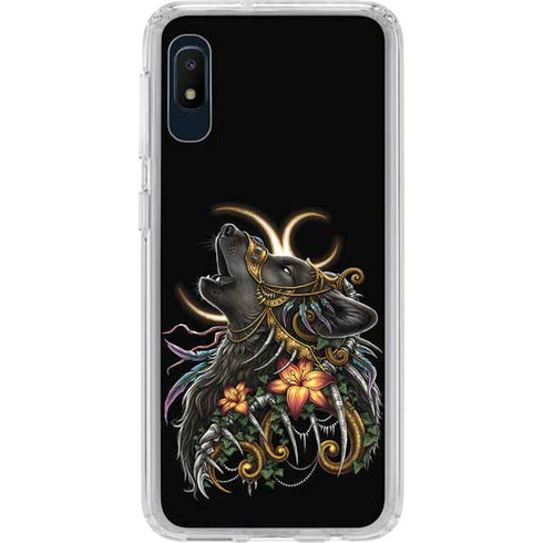 Wolf Howling by Sarah Richter Galaxy A10e Clear Case
