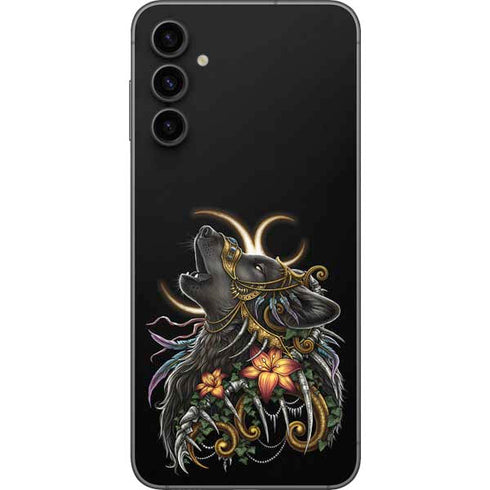 Wolf Howling by Sarah Richter Galaxy A14 5G Skin