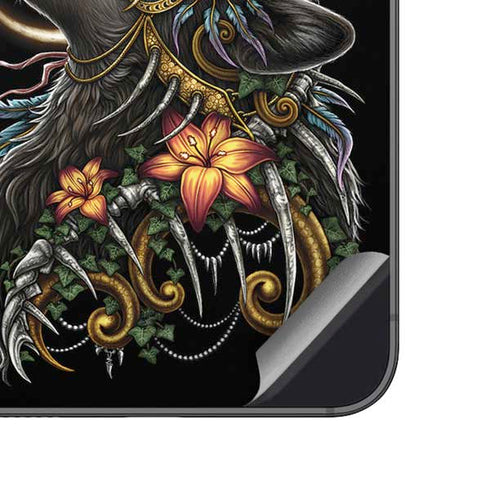 Wolf Howling by Sarah Richter Galaxy A14 5G Skin
