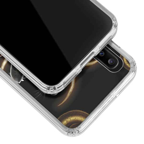 Wolf Howling by Sarah Richter Galaxy A20 Clear Case