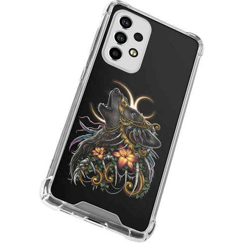 Wolf Howling by Sarah Richter Galaxy A33 5G Clear Case