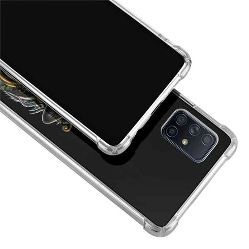 Wolf Howling by Sarah Richter Galaxy A71 5G Clear Case