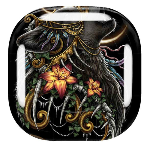 Wolf Howling by Sarah Richter Galaxy Buds Live Skin