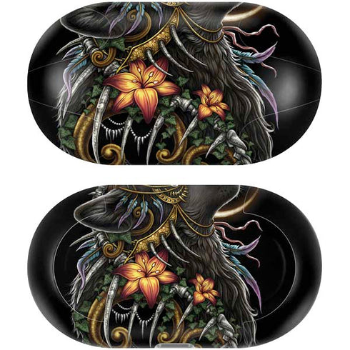 Wolf Howling by Sarah Richter Galaxy Buds Plus Skin