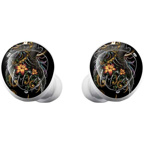 Wolf Howling by Sarah Richter Galaxy Buds Plus Skin