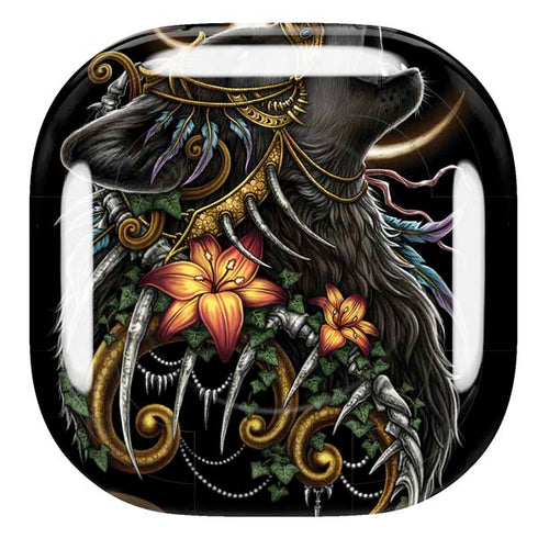 Wolf Howling by Sarah Richter Galaxy Buds Pro Skin