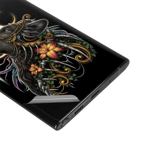 Wolf Howling by Sarah Richter Galaxy Note 10 Plus Skin