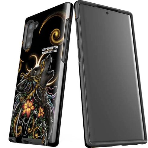 Wolf Howling by Sarah Richter Galaxy Note 10 Pro Case