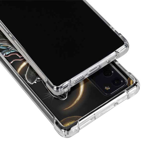 Wolf Howling by Sarah Richter Galaxy Note20 5G Clear Case