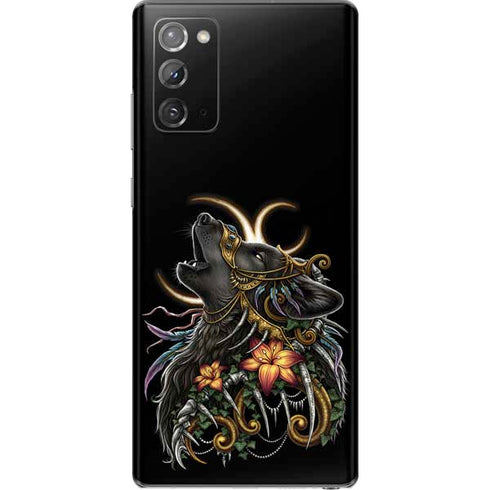 Wolf Howling by Sarah Richter Galaxy Note20 5G Skin