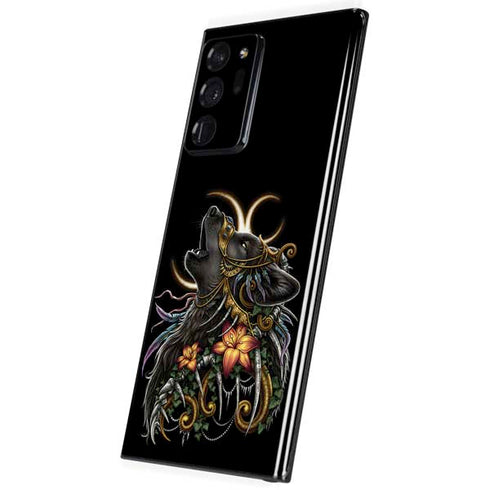 Wolf Howling by Sarah Richter Galaxy Note20 Ultra 5G Skin