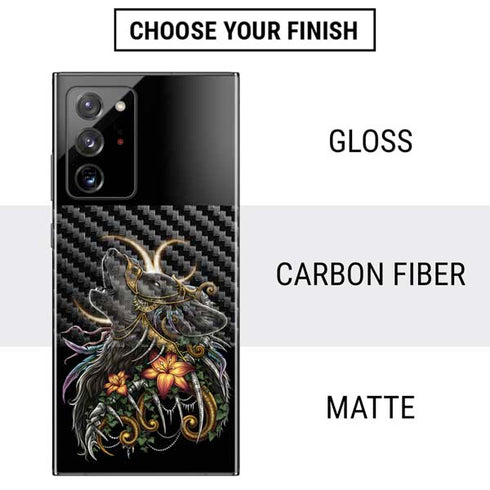 Wolf Howling by Sarah Richter Galaxy Note20 Ultra 5G Skin