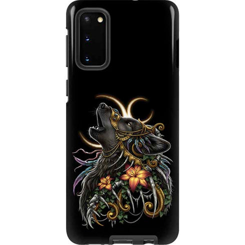 Wolf Howling by Sarah Richter Galaxy S20 Pro Case