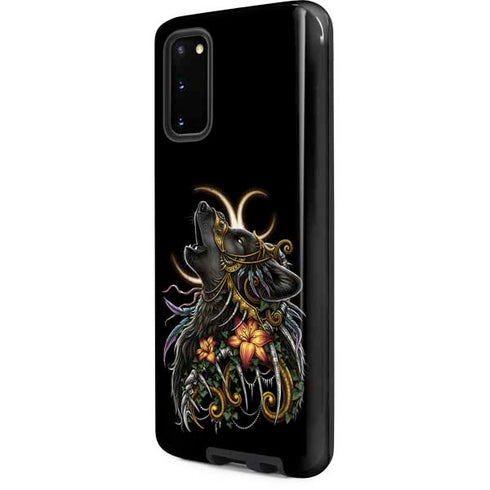 Wolf Howling by Sarah Richter Galaxy S20 Pro Case