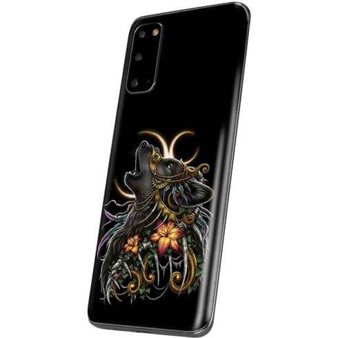Wolf Howling by Sarah Richter Galaxy S20 Skin