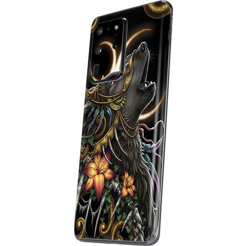 Wolf Howling by Sarah Richter Galaxy S20 Ultra 5G Skin