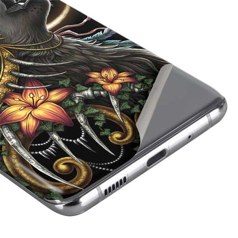 Wolf Howling by Sarah Richter Galaxy S20 Ultra 5G Skin