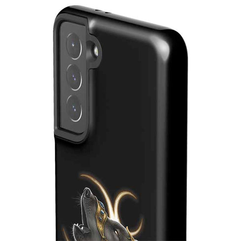 Wolf Howling by Sarah Richter Galaxy S21 5G Pro Case