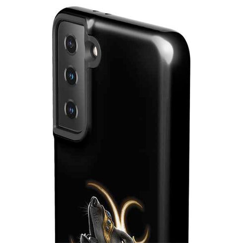 Wolf Howling by Sarah Richter Galaxy S21 Plus 5G Pro Case