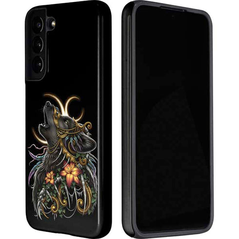 Wolf Howling by Sarah Richter Galaxy S22 Pro Case