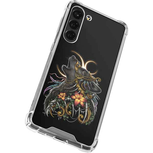 Wolf Howling by Sarah Richter Galaxy S23 Plus Clear Case