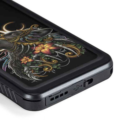 Wolf Howling by Sarah Richter Galaxy S23 Plus Waterproof Case