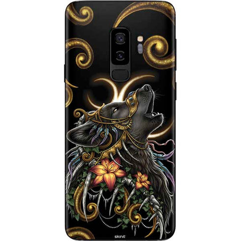 Wolf Howling by Sarah Richter Galaxy S9 Plus Skin