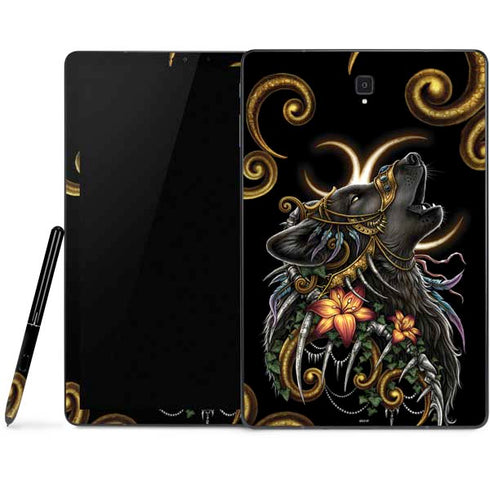 Wolf Howling by Sarah Richter Samsung Galaxy Tab Skin