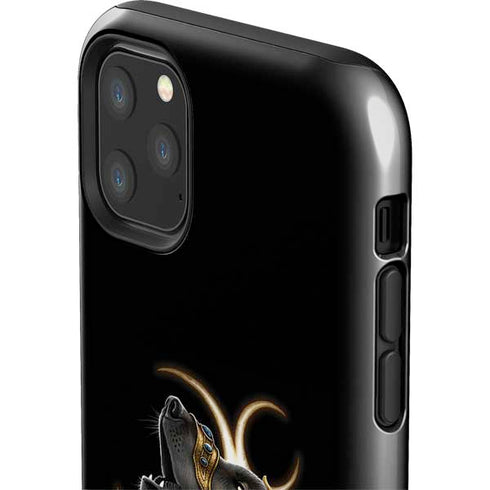 Wolf Howling by Sarah Richter iPhone 11 Pro Max Impact Case