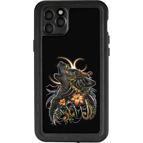 Wolf Howling by Sarah Richter iPhone 11 Pro Max Waterproof Case