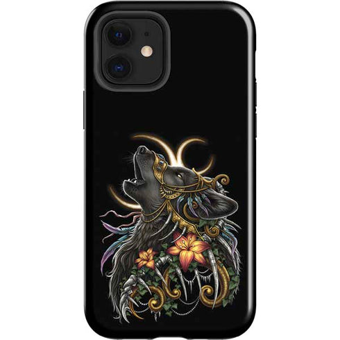Wolf Howling by Sarah Richter iPhone 12 Impact Case