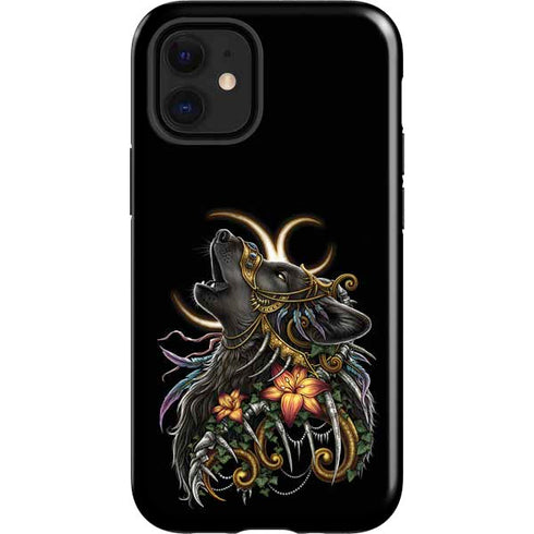 Wolf Howling by Sarah Richter iPhone 12 Mini Impact Case
