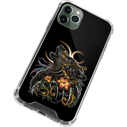 Wolf Howling by Sarah Richter iPhone 12 Pro Clear Case