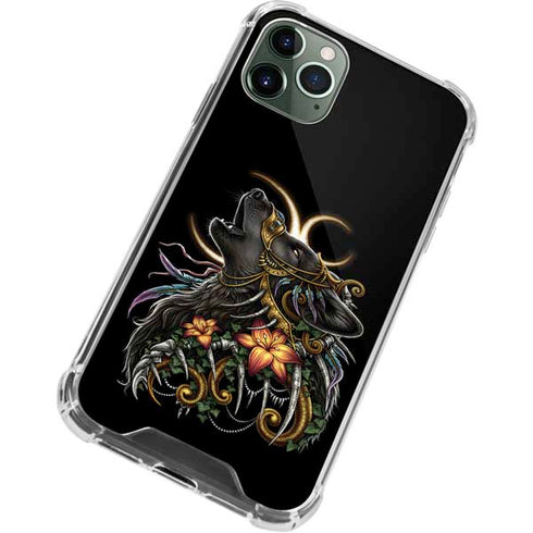 Wolf Howling by Sarah Richter iPhone 12 Pro Max Clear Case