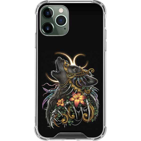 Wolf Howling by Sarah Richter iPhone 12 Pro Max Clear Case