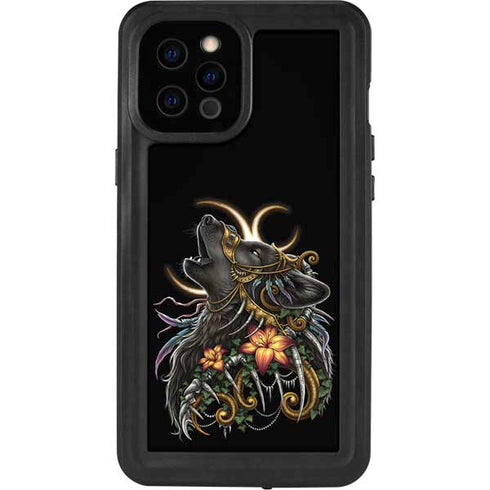 Wolf Howling by Sarah Richter iPhone 12 Pro Max Waterproof Case