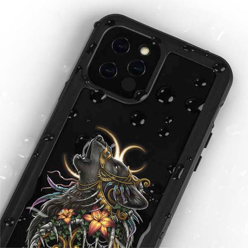 Wolf Howling by Sarah Richter iPhone 12 Pro Waterproof Case