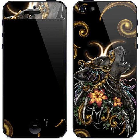 Wolf Howling by Sarah Richter iPhone 5/5s/5SE Skin