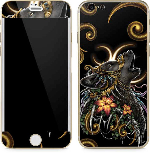 Wolf Howling by Sarah Richter iPhone 6/6s Skin