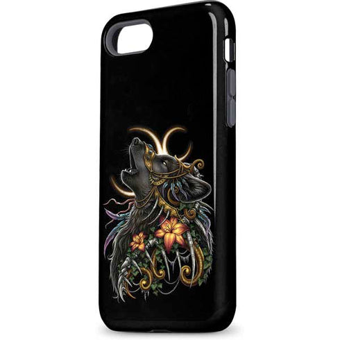 Wolf Howling by Sarah Richter iPhone 8 Pro Case