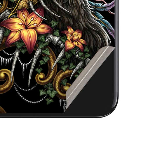Wolf Howling by Sarah Richter iPhone SE (2nd & 3rd Gen) Skin
