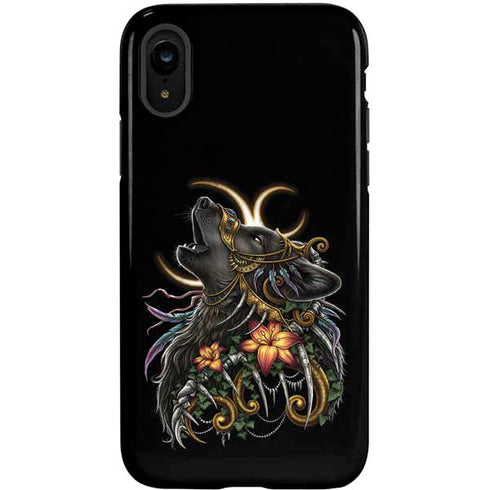 Wolf Howling by Sarah Richter iPhone XR Pro Case