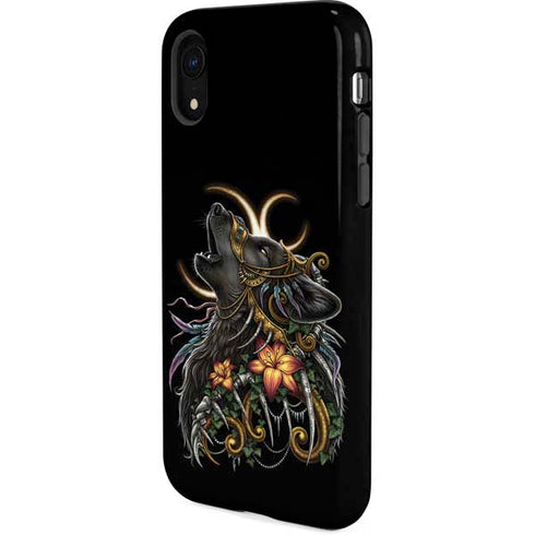 Wolf Howling by Sarah Richter iPhone XR Pro Case