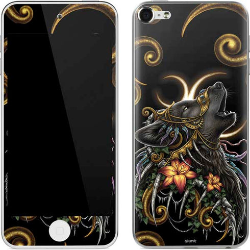 Wolf Howling by Sarah Richter Apple iPod Skin