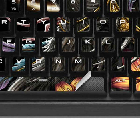 Wolf Howling by Sarah Richter K95 RGB PLATINUM Mechanical Gaming Keyboard Skin